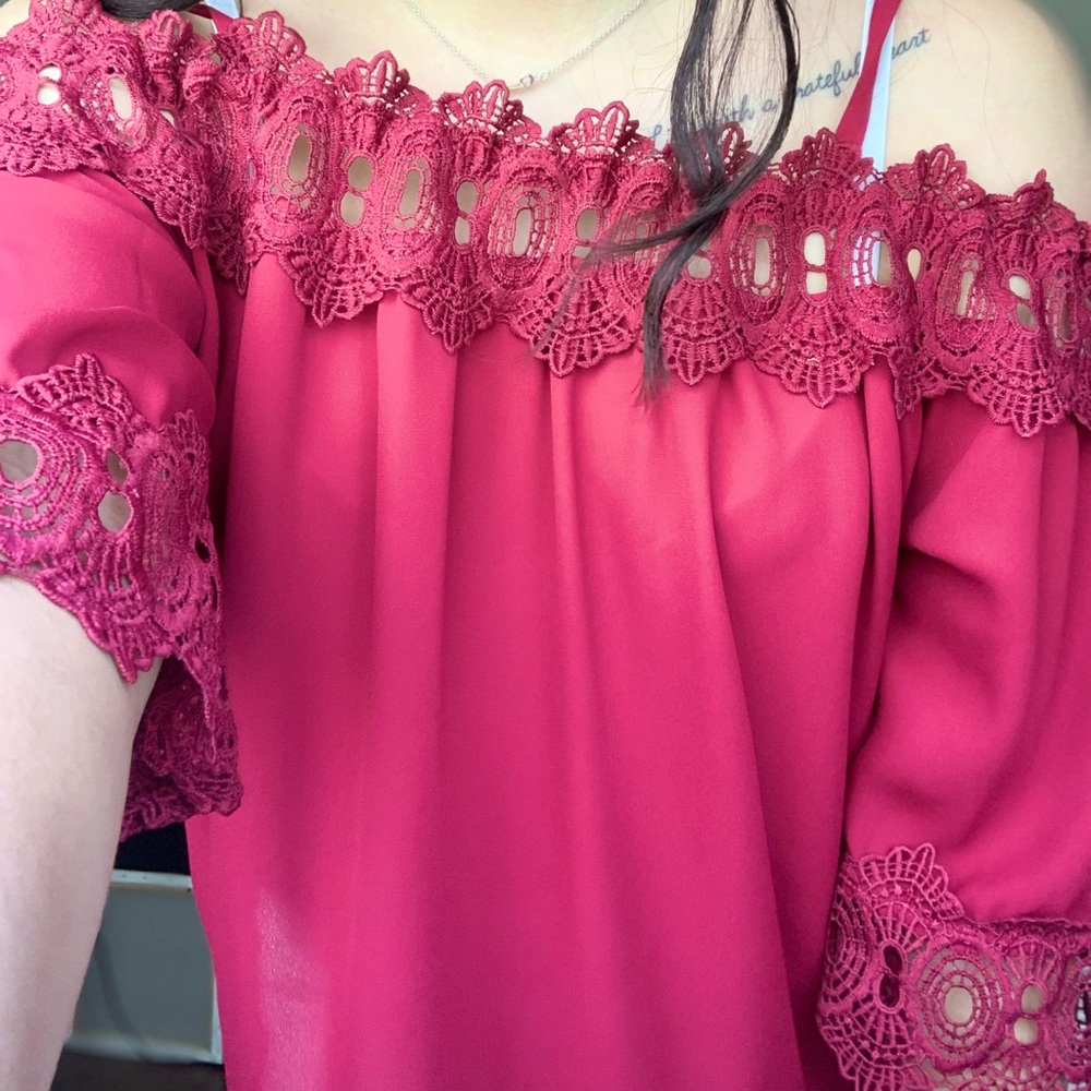 Off the shoulder top